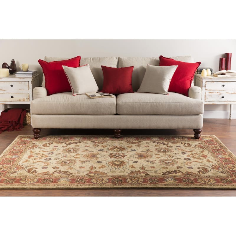 Livabliss Caesar Updated Traditional Border Area Rug.