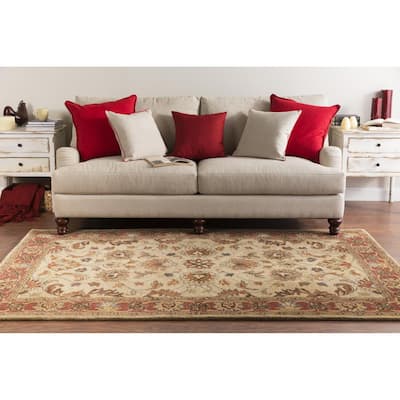 Livabliss Caesar Updated Traditional Border Area Rug.