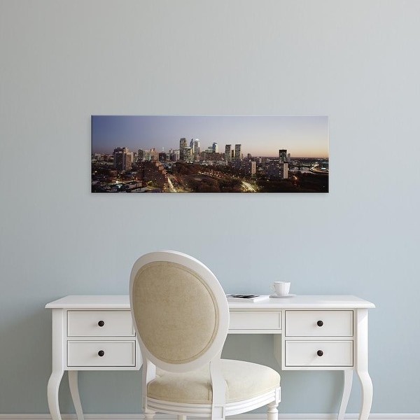 Easy Art Prints Panoramic Images's 'High angle view of a city, Philadelphia, Pennsylvania, USA' Premium Canvas Art