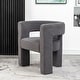 preview thumbnail 10 of 74, 28" Wide Boucle Upholstered Square Armchair