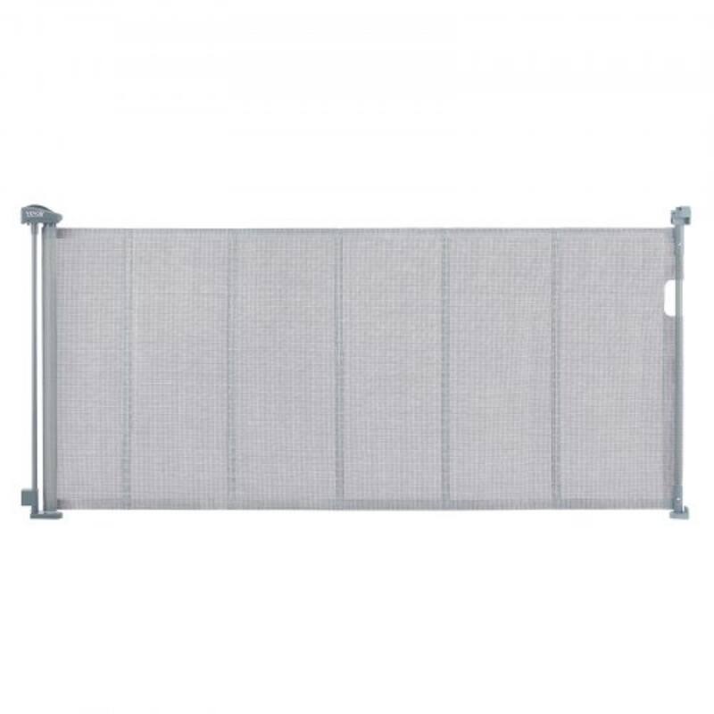 Mesh Foldable Wide Retractable Baby Gate Suitable for Playrooms Kitchens Or Hallways