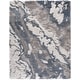 preview thumbnail 70 of 84, SAFAVIEH Horizon Shag Mukades Abstract 2.5-inch Thick Rug 10' x 14' - Grey/Blue - Rectangle