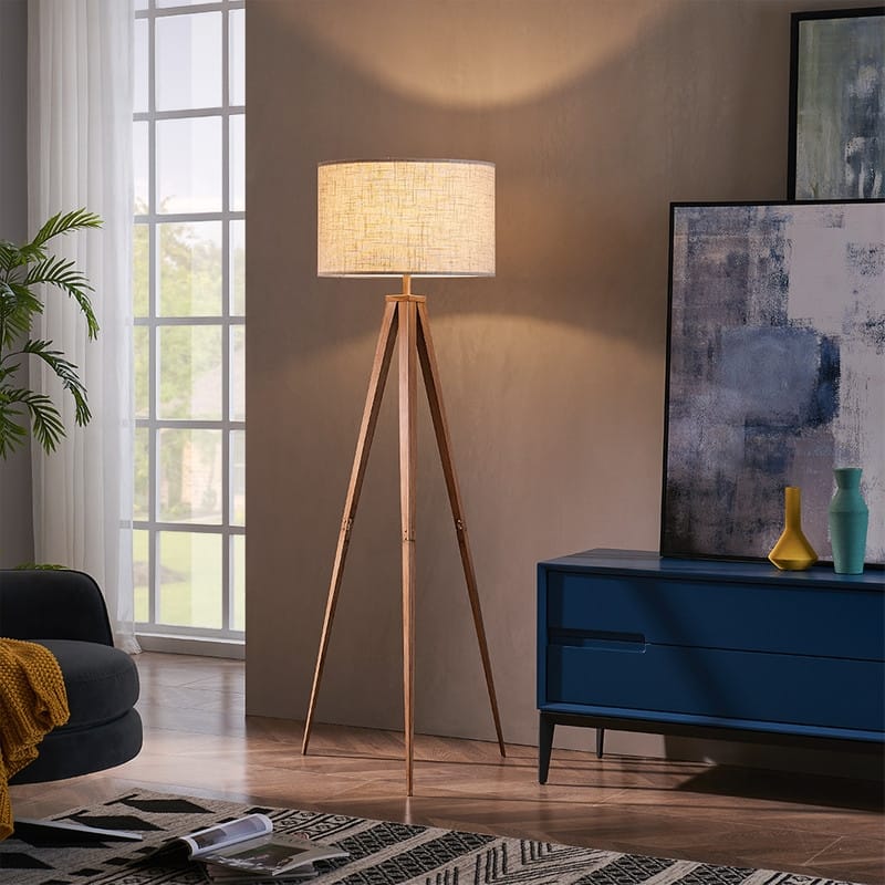 ROSEN GARDEN Floor Lamp, Modern Reading Light, Bulb Not Included