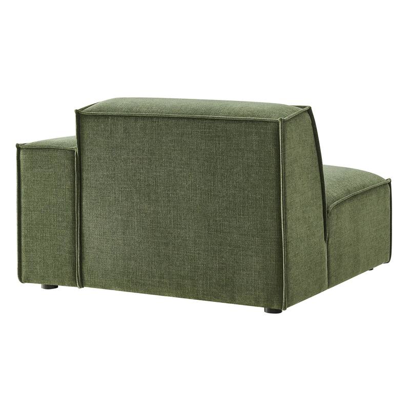 Restore Performance Fabric Upholstered Right-Facing Modular Lounge Chair