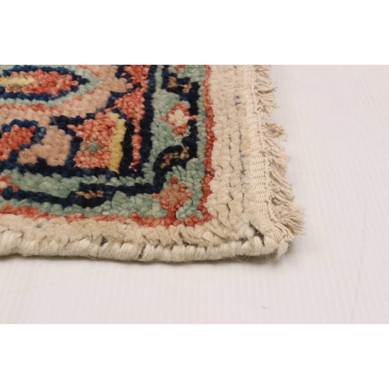 ECARPETGALLERY Hand-knotted Jules Serapi Cream Wool Rug - 7'10 x 9'10