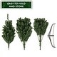 preview thumbnail 16 of 19, Realistic Green Spruce Artificial Christmas Tree with Stand