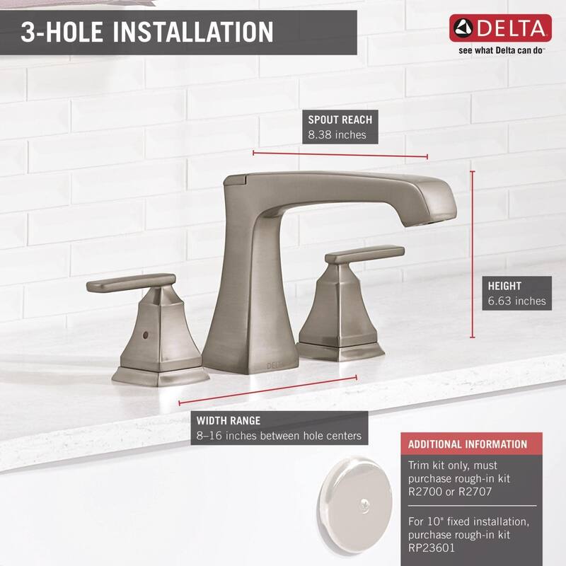 Delta Ashlyn Deck Mounted Roman Tub Filler