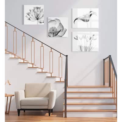 Kate and Laurel Lily X Ray Acrylic Art by The Creative Bunch Studio