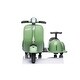 preview thumbnail 4 of 67, 6V Licensed Vespa Scooter Motorcycle with Side Car for Kids - Classic Design & Safe Fun
