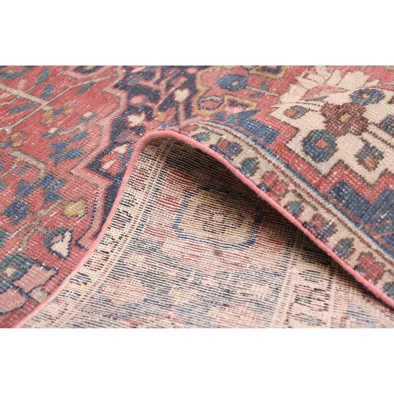 ECARPETGALLERY Hand-knotted Antalya Vintage Red Wool Rug - 4'7 x 6'4