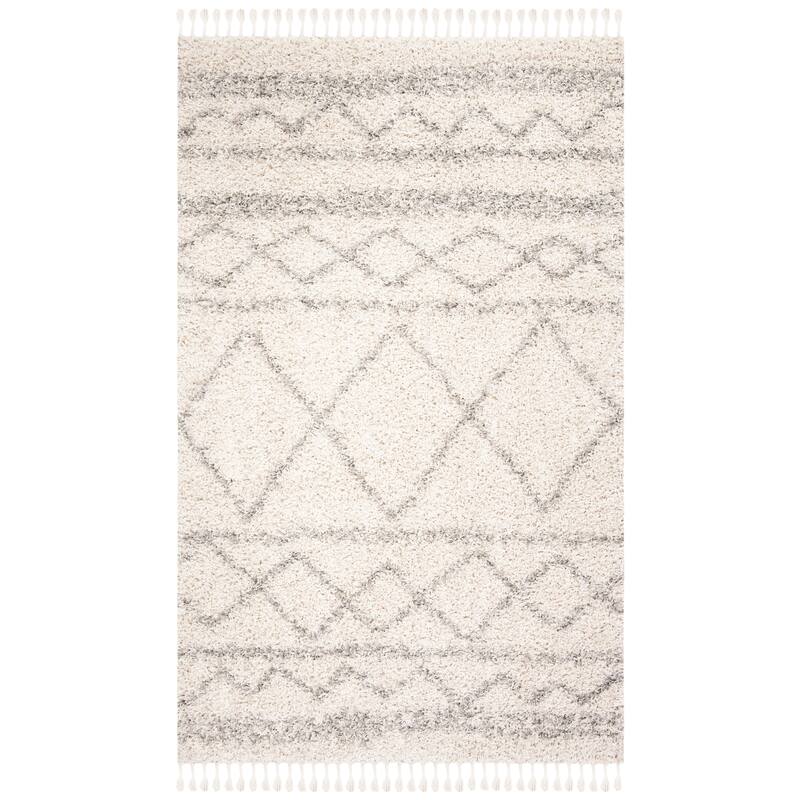 SAFAVIEH Pro Lux Shag Dottie Moroccan Tassel 2.4-inch Thick