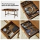 preview thumbnail 6 of 13, Erich Mid Century Modern 48" Computer Desk with USB by HULALA HOME