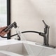 preview thumbnail 8 of 27, 7.8" H Single-Handle Bathroom Sink Faucets with Pull Out Sprayer, Single Hole Vessel Faucet With Deck Plate