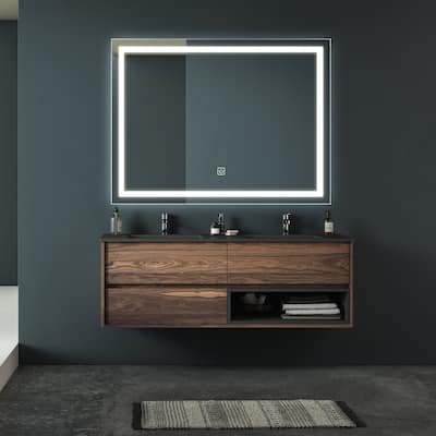 Bathroom LED Cosmetic Mirror with 3 Adjustable Color Temperatures