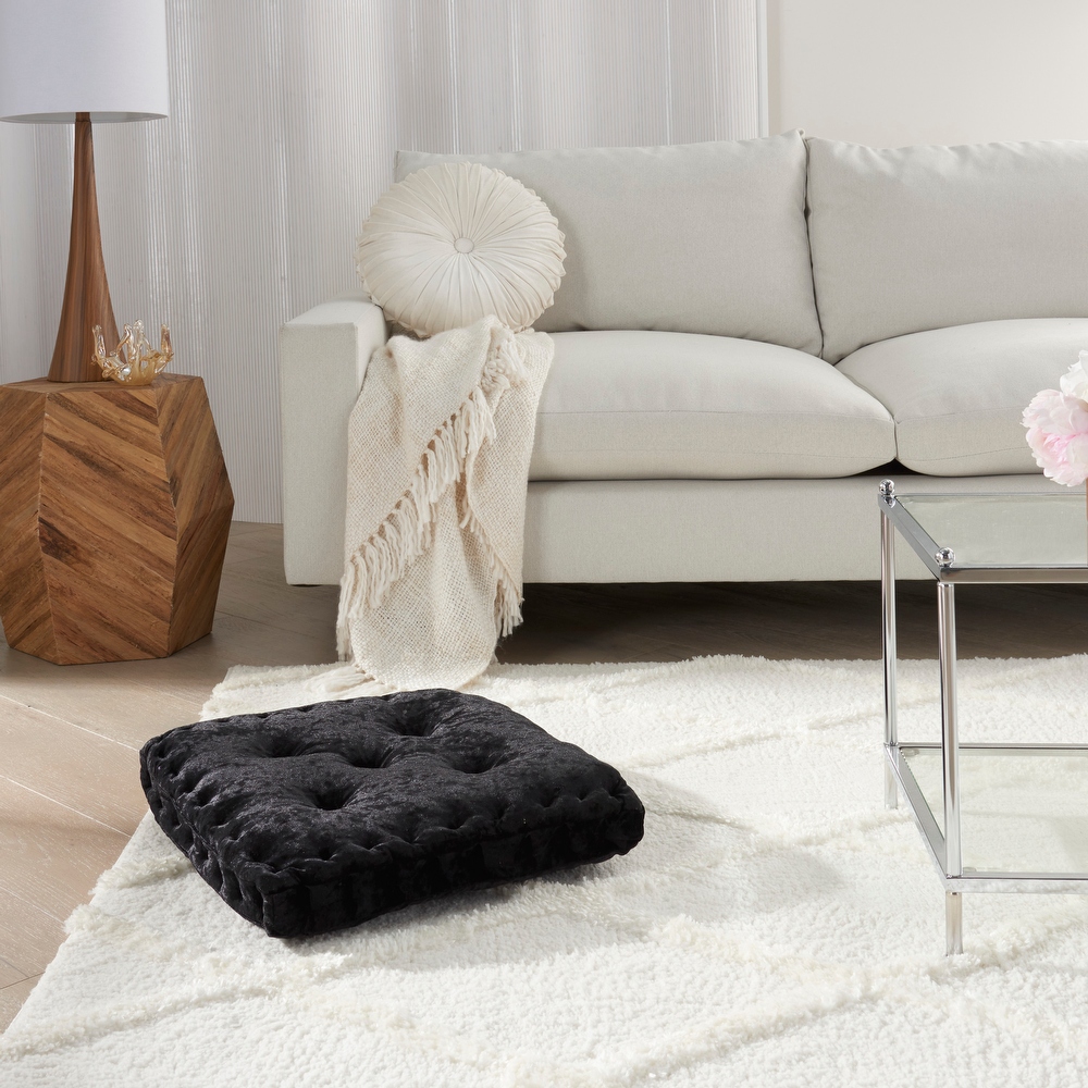 Oversized black pillows shop