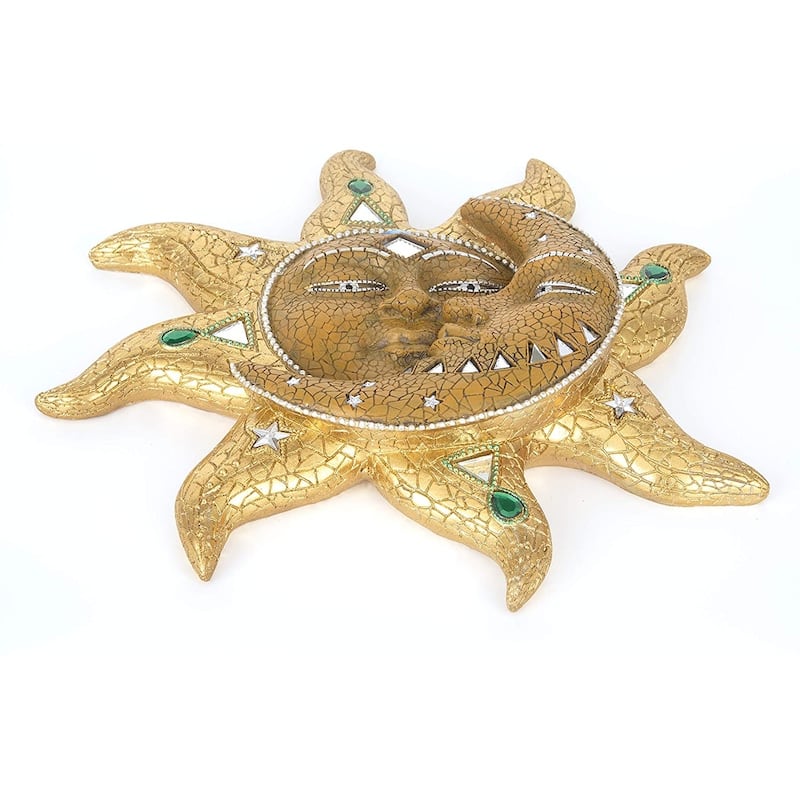 Q-Max Mosaic Sun and Moon Wall Decor