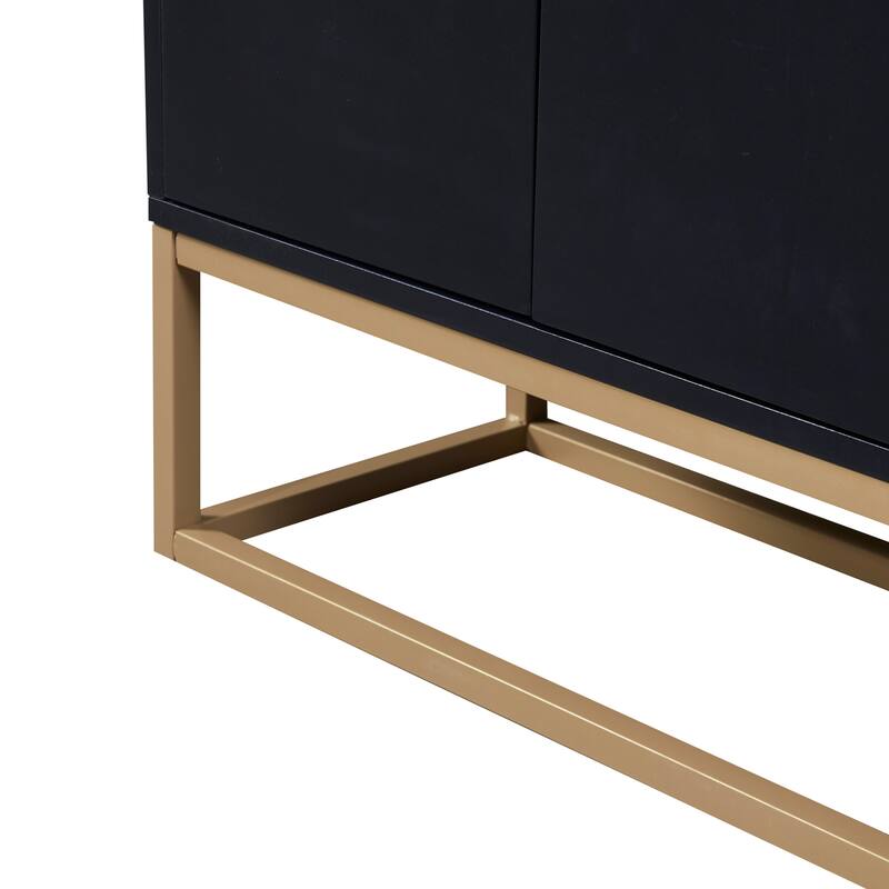 Sideboard Buffet Cabinet with Large Storage Space - 60"L x 15.7"W x 33.8"H
