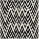 preview thumbnail 26 of 122, SAFAVIEH Handmade Cambridge Tinnie Modern Moroccan Wool Rug 6' Square - Black/Ivory - Square