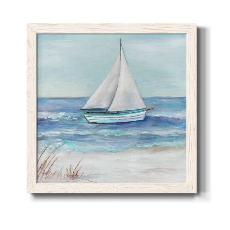 Gulf Shores I-Premium Framed Canvas - Ready to Hang - 17x17 - White