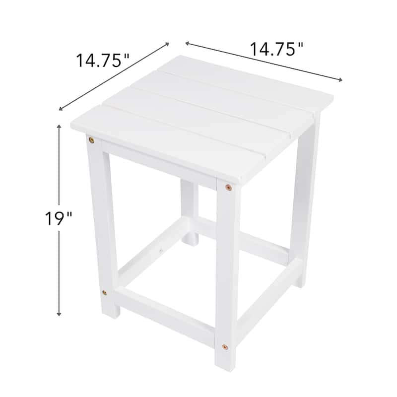 Sonoma Modern Outdoor Acacia Side Table