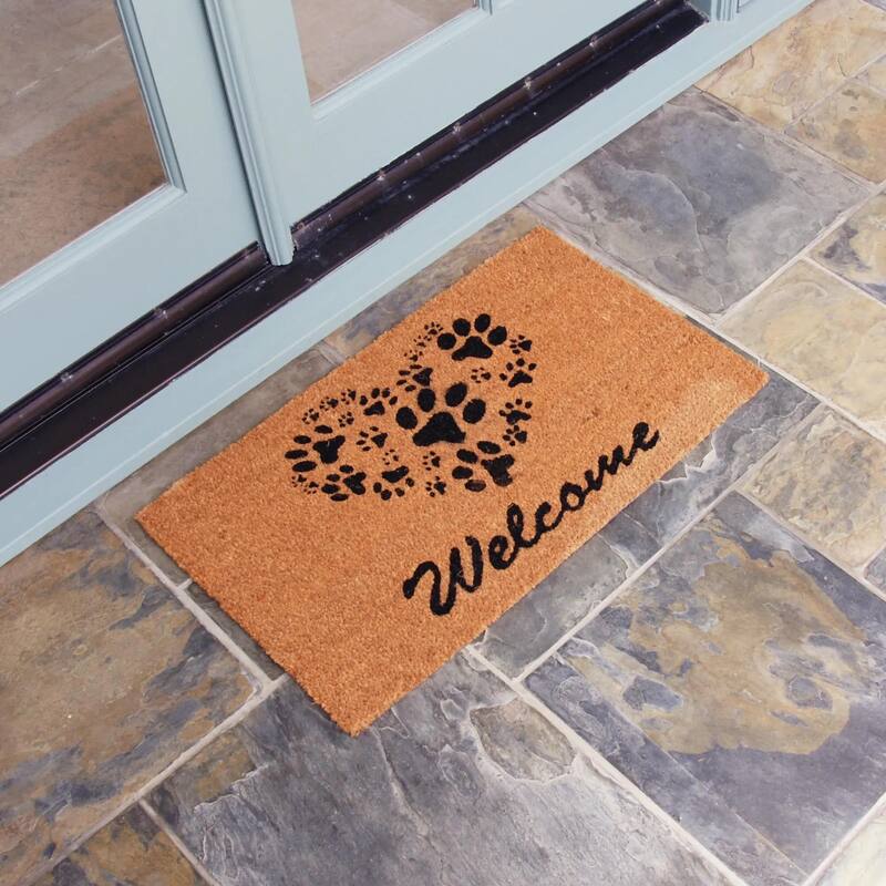 Rubber-Cal Cute "Little Kitty-Cat" Doormat Kit - 18" x 30" - 2 Door Mats
