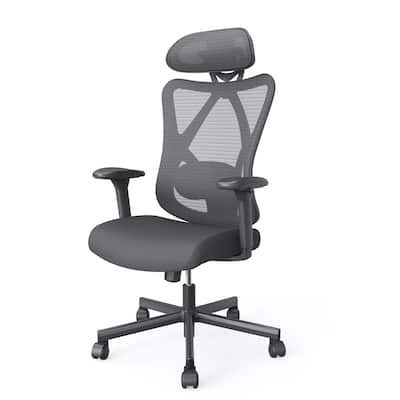Mcintosh Contemporary Ergonomic Height Adjustable Desk Chair by Furniture of America