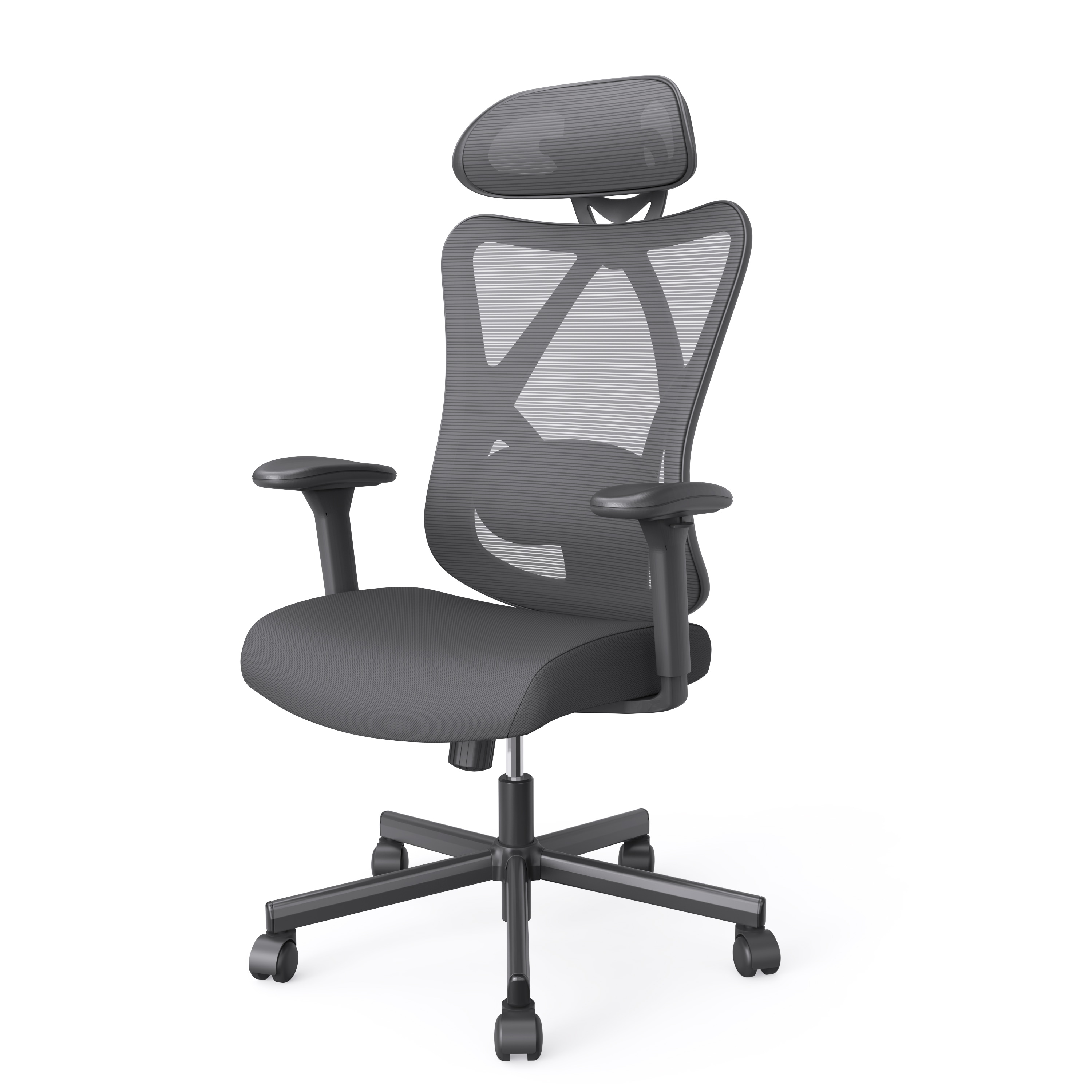 Furniture of America Mcintosh Contemporary Ergonomic Height Adjustable Desk Chair