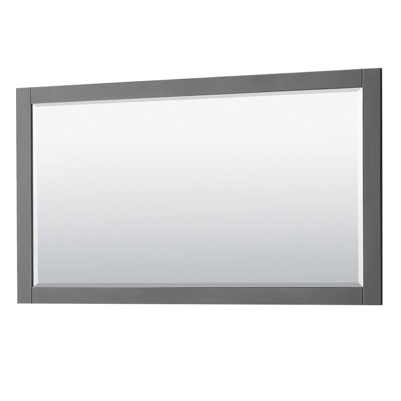 Avery 60 Inch Single Vanity, Cultured Marble Top, 58 Inch Mirror