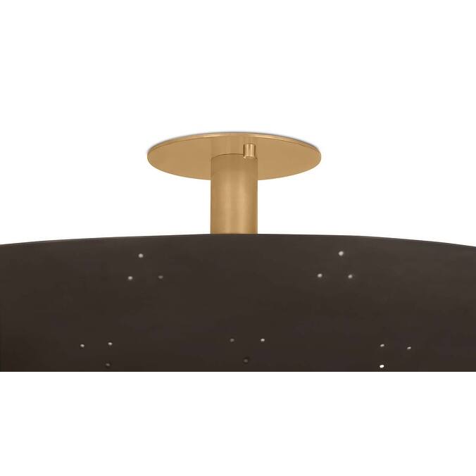 Hudson Valley Lighting 8728 Bern 3 Light 28" Wide Semi-Flush Bowl