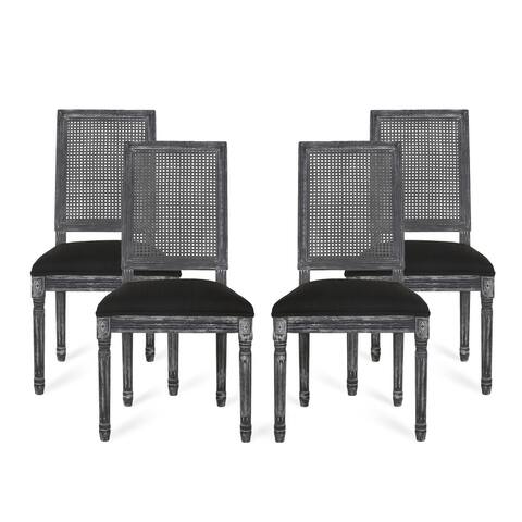 Regina Upholstered Dining Chair (Set of 4) by Christopher Knight Home