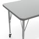 preview thumbnail 39 of 47, 24''W x 48''L Thermal Laminate Activity Table - Adjustable Short Legs