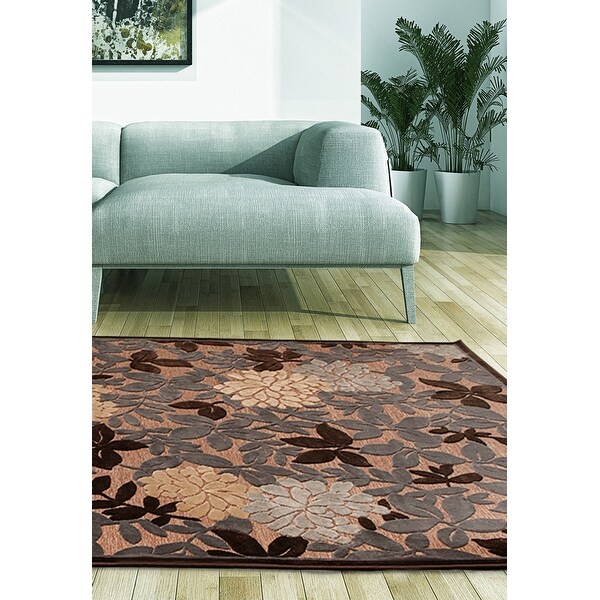 Shop ECARPETGALLERY Dartmouth Dark Brown, Dark Grey, Ivory ...