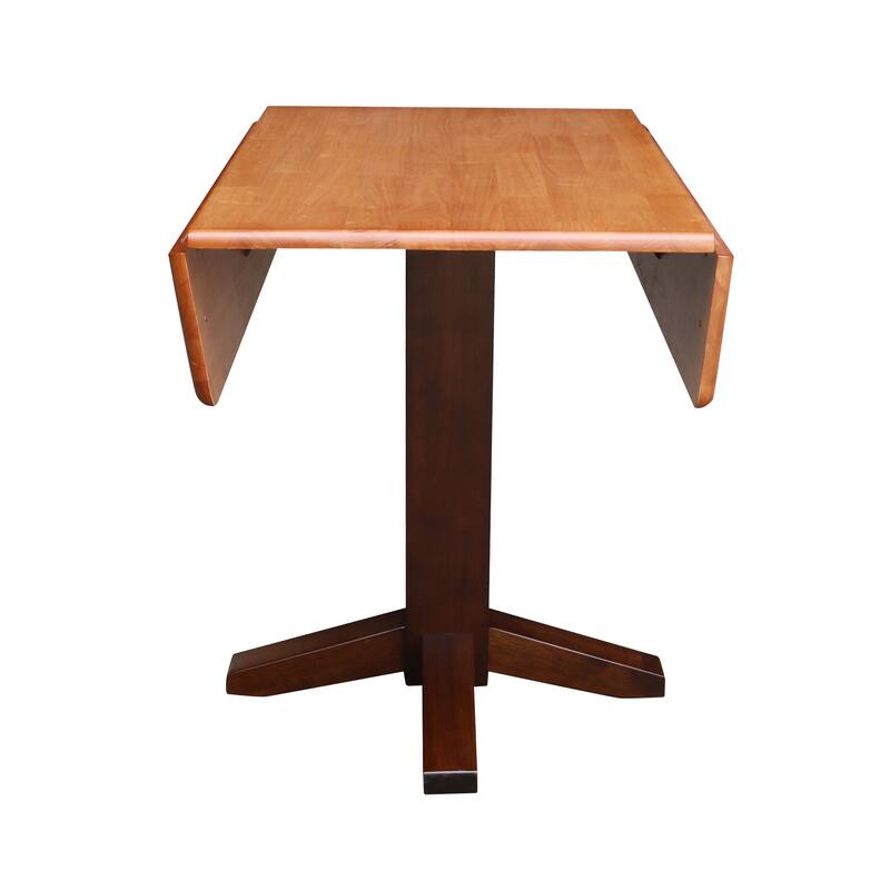 Square Dual Drop Leaf Dining Table