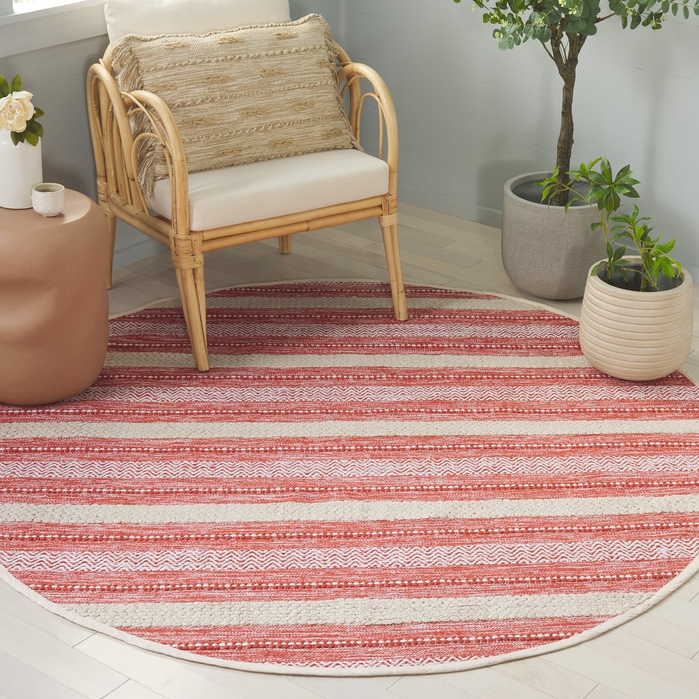 SAFAVIEH Handmade Montauk Robin Casual Cotton Rug