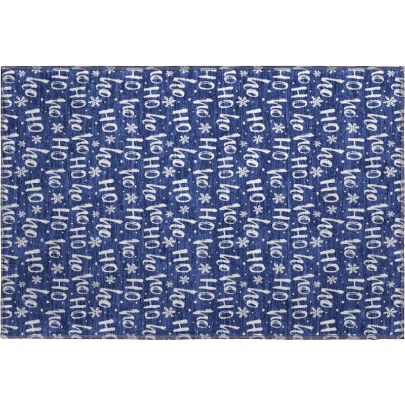 Premium Washable Super Soft Christmas Ho Ho Mayfield Rug