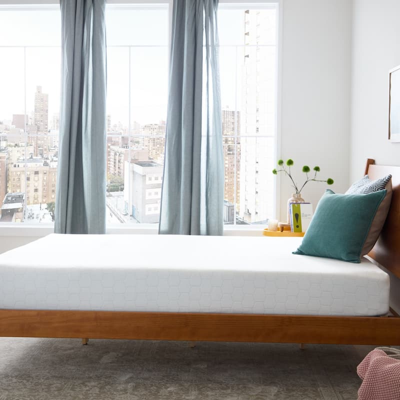 Linenspa Cooling Gel Memory Foam Mattress with Green Tea Infusion - 6, 8, 10, 12 Inch