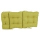 preview thumbnail 18 of 39, Multi-section Tufted Indoor Microsuede Seat/Back Chair Cushion (Multiple Sizes)