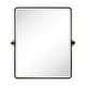 preview thumbnail 128 of 157, TEHOME Woodvale Rectangle Vertical Metal Wall Mirrors