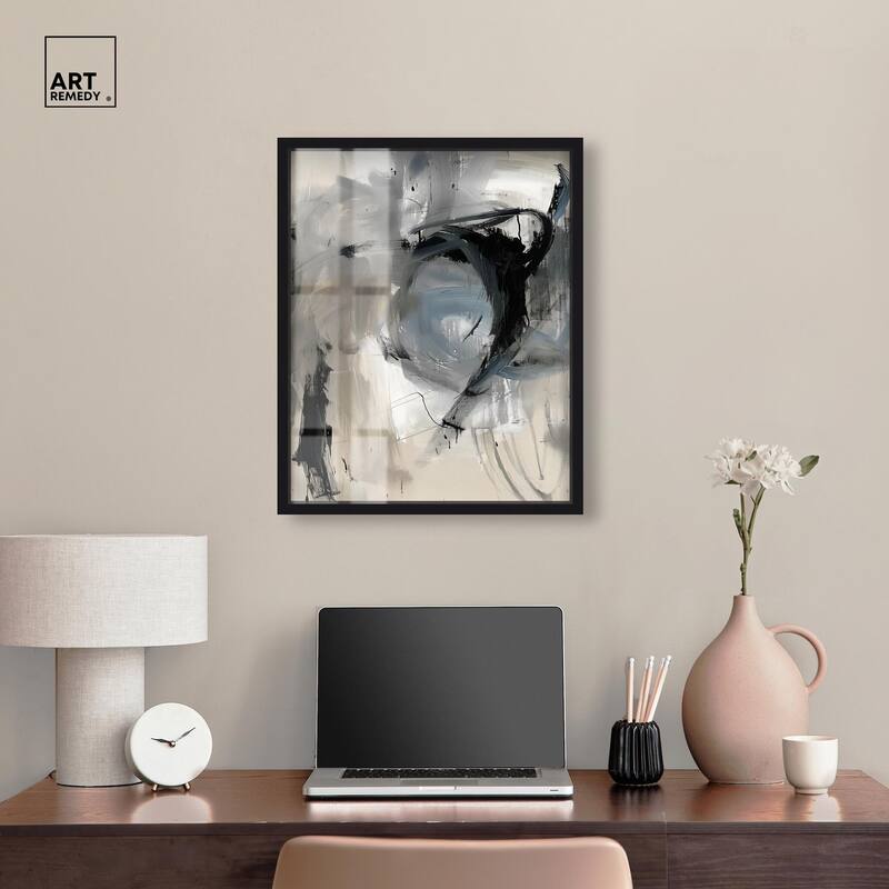 Scribbled Energy II Shadowbox by Art Remedy