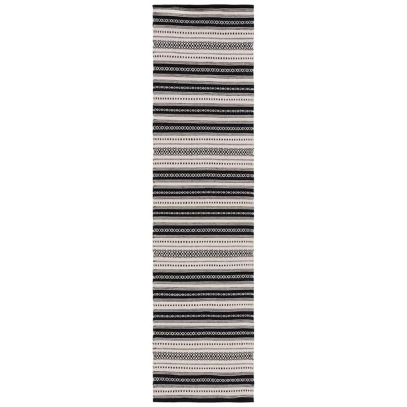 SAFAVIEH Handmade Montauk Quentin Farmhouse Stripe Rug