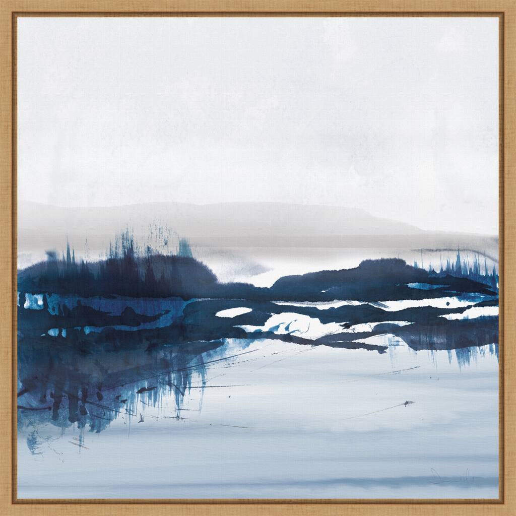 Sea View by Dan Hobday (22 x 22 in.), Framed Canvas Wall Art Print