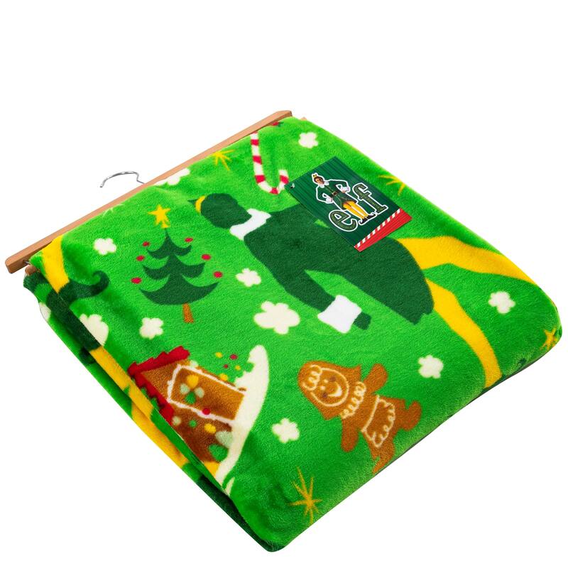 Warner Brothers Elf Busy Elf Silk Touch Throw Blanket