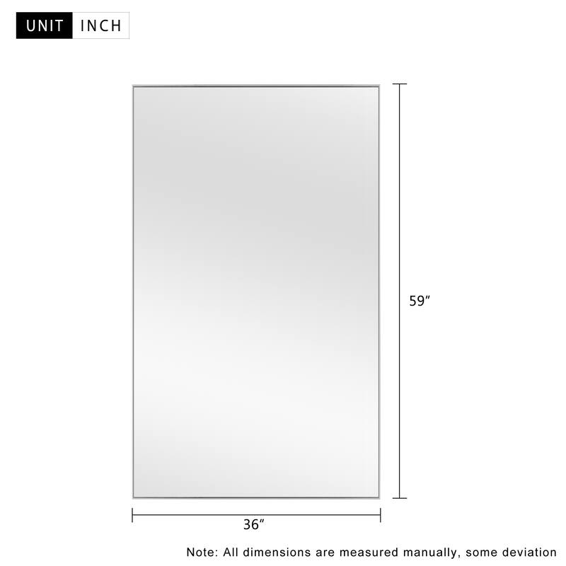 Modern Glam Large Full-length Floor Wall Mirror