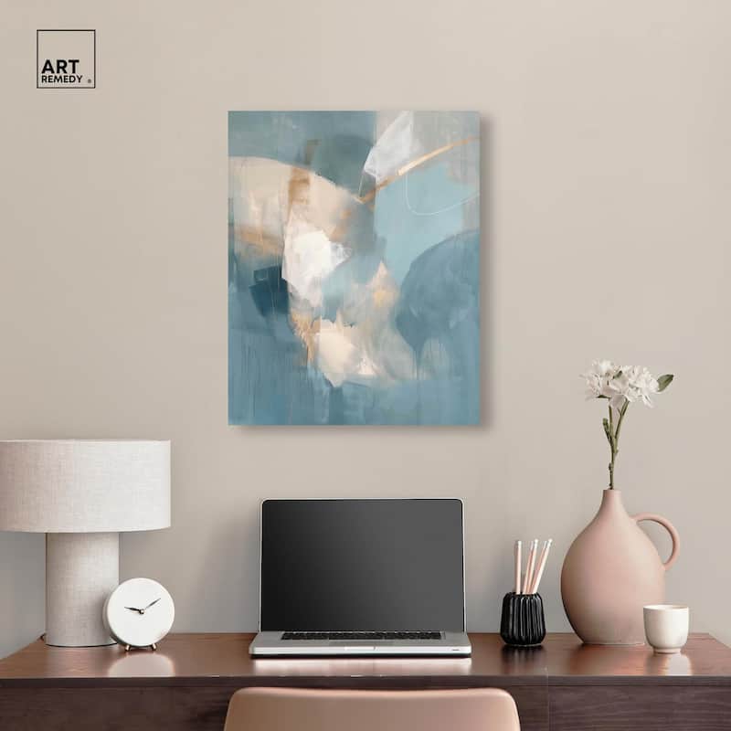 Blue Dreams Canvas by Art Remedy, Gallery Wrapped
