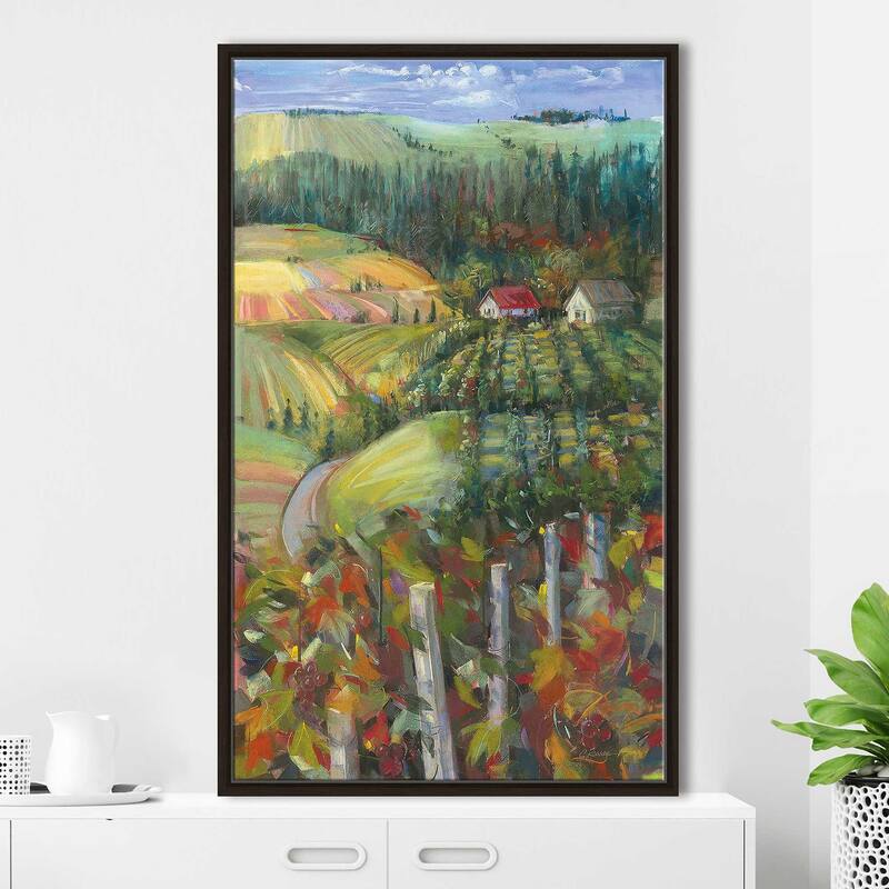 "Quiet Farm Field" Print on Floating Canvas