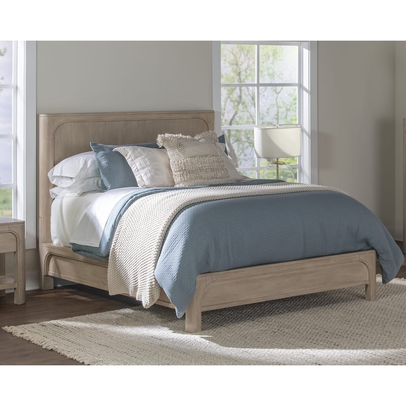 Solano 55-inch Panel Bed Weathered Mango