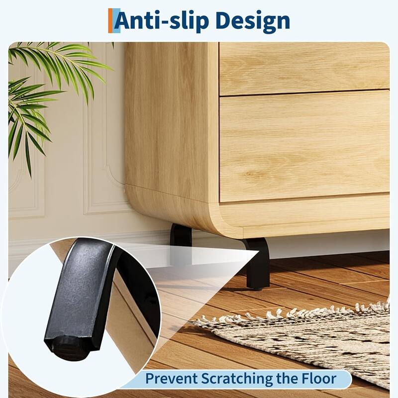 47" Wide Modern 6 Drawers Dresser for Bedroom, Living Room, Hallway