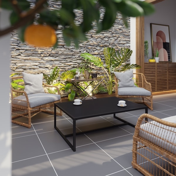 Steel patio best sale set for sale