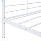 preview thumbnail 38 of 78, Metal House Bed with Trundle, Twin/Full Size Daybed Playhouse Bed with Bulit-in Storage Shelves and Metal Grid for Kids Teens