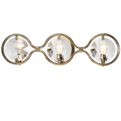 Quincy 3 Light Distressed Twilight Bathroom Vanity - 25'' W x 7'' H x 5'' D - 25'' W x 7'' H x 5'' D